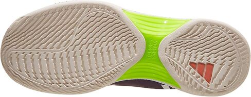 حذاء التنس AVACOURT للسيدات من adidas - - Shadow/Violet/Lemon، US 8 W in Kuwait