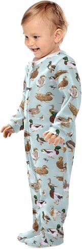SHJI Baby One-Piece Footies Long Sleeve Rompers Pajamas Zip Front Pjs for Boys Girls kids in Saudi Arabia