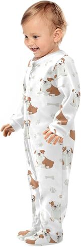 SHJI Baby One-Piece Footies Long Sleeve Rompers Pajamas Zip Front Pjs for Boys Girls kids in Saudi Arabia