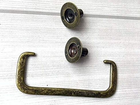 2 1/2" C-C Vintage Look Antique Bronze Bail Drawer Pull Drop Swing Handles Cabinet Knob Hardware 64 mm Centers in Saudi Arabia