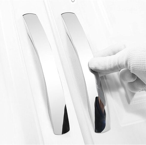 Two Packs Cabinet Handle Zinc Alloy Material Furniture Handle with Screws Drawer Handle Not Easy to Rust-Hole distance224Mm-Silver(Hole distance160Mm) in Saudi Arabia