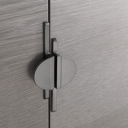 Semicircle Golden Zinc Alloy Handle Cabinet Door Cupboard Drawer Wine Cabinet Wardrobe Door Handle-B(B) in Saudi Arabia