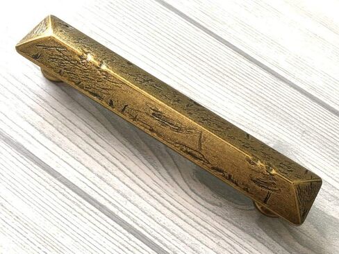 4.75" C-C Antique Gold Bronze Cabinet Handle Drawer Pull Dresser Handle Vintage Look Retro Kitchen Door Hardware 4 3/4" 120 mm Centers in Saudi Arabia