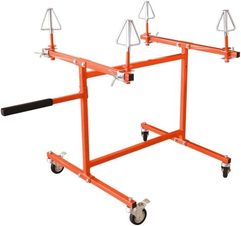 Mobile Wheel Panel Paint Stand, Wheel Rim Painting Stand (4566) - Wheel Paint Stand Rack, Wheel Rim Painting Stand, Painting Rack Stand, Paint Stand Auto Body. Automotive Paint Stand, Auto Body Stand in Saudi Arabia