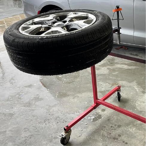 Mobile Wheel Panel Paint Stand, Wheel Rim Painting Stand (4566) - Wheel Paint Stand Rack, Wheel Rim Painting Stand, Painting Rack Stand, Paint Stand Auto Body. Automotive Paint Stand, Auto Body Stand in Saudi Arabia