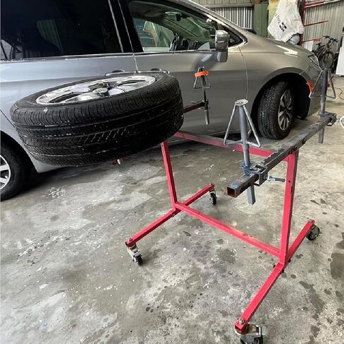 Mobile Wheel Panel Paint Stand, Wheel Rim Painting Stand (4566) - Wheel Paint Stand Rack, Wheel Rim Painting Stand, Painting Rack Stand, Paint Stand Auto Body. Automotive Paint Stand, Auto Body Stand in Saudi Arabia