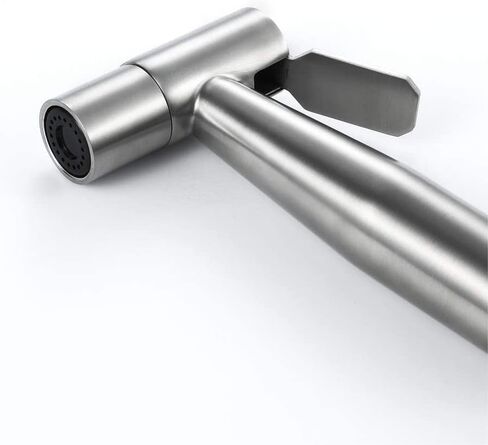 ToiletSpray Set Faucets,HandheldSprayer Set for Toilet, BathroomSprayer Kit ShowerTap Spray Kits, Brushed Stainless Steel Washer Toilet Cleaning Faucet Spray with Hose in Kuwait