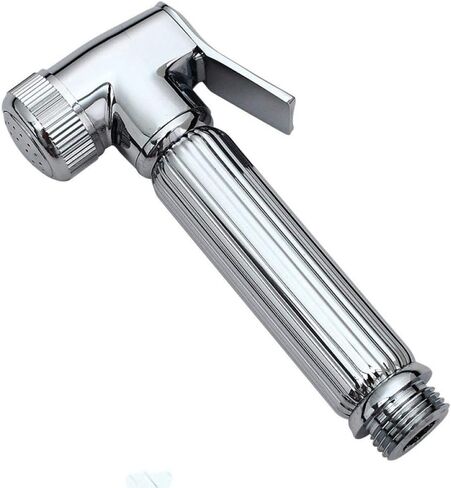 Bathroom Shower Water Spray Head with Handle - All Copper Women's wash Spray Gun Hand-held pressurized Water Outlet Universal Bathroom Toilet Single Cold-A Wall Mounted in Kuwait