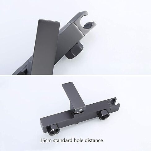 طقم بخاخ محمول باللون الرمادي المصقول للمرحاض، مجموعة بخاخ حفاضات قماشية للحمام مثبتة على الحائط من النحاس للمياه الساخنة والباردة، طقم بخاخ للنظافة الشخصية in Kuwait