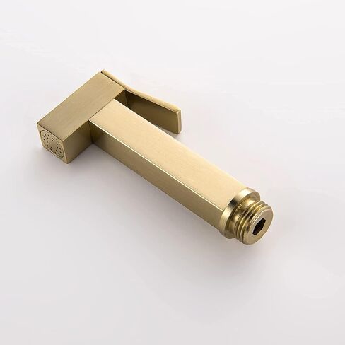 مجموعة رذاذ المرحاض، بخاخ محمول للمرحاض، طقم بخاخ حفاضات من القماش النحاسي بمقبض واحد لغسالة حفاضات الأطفال من القماش بالماء الساخن والبارد، بخاخ مرفق محمول مع دش (بندقية رمادية) in Kuwait