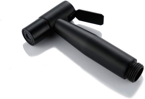 HandheldSprayer kit Thermostatic ChromeDouche Set- Black Spray Gun 304 Stainless SteelSprayer Toilet Flushing Body Cleaner in Kuwait