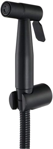 HandheldSprayer kit Thermostatic ChromeDouche Set- Black Spray Gun 304 Stainless SteelSprayer Toilet Flushing Body Cleaner in Kuwait