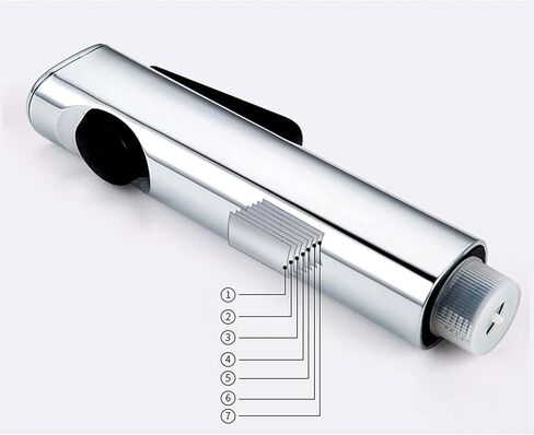 بخاخ محمول للحمام في المرحاض، بخاخ محمول للمرحاض، رشاش حفاضات قماشي للأطفال، صنبور محمول مع خرطوم، للغسيل الأنثوي، غسيل الحيوانات الأليفة، سهل التركيب in Kuwait