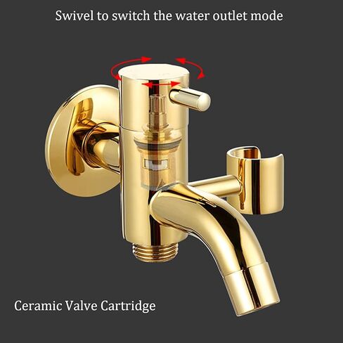 طقم بخاخ حفاضات من القماش، طقم بخاخ نحاسي واحد بارد محمول، طقم مرحاض ذهبي، بخاخ مرحاض مثبت على الحائط، مجموعة حمام الحمام مع صنبور حمام السباحة الممسحة in Kuwait