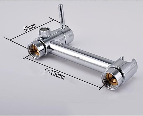 المرحاض الحمام بخاخ محمول بخاخ للمرحاض النحاسي الطفل القماش حفاضات البخاخ للمياه الساخنة والباردة المحمولة صنبور مع خرطوم لغسل المؤنث، وغسل الحيوانات الأليفة، كل (أ) in Kuwait