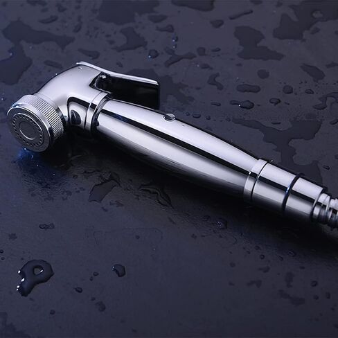 المرحاض الحمام بخاخ محمول بخاخ للمرحاض النحاسي الطفل القماش حفاضات البخاخ للمياه الساخنة والباردة المحمولة صنبور مع خرطوم لغسل المؤنث، وغسل الحيوانات الأليفة، كل (أ) in Kuwait