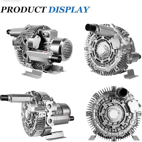 Industrial & Pond Vortex Blower,Suction & Exhaust,Precision Aluminum Rotors,Copper Motor with Noise Reduction Professional Dustproof Cooling (380v/850w) in Saudi Arabia