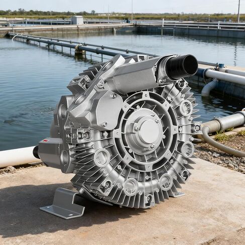 Dual-Function Vortex Blower,Bidirectional Airflow for Fish Farm Oxygenation & Dust Removal,Aerospace Aluminum for Pond,Workshop, Industrial Use (380v/850w) in Saudi Arabia