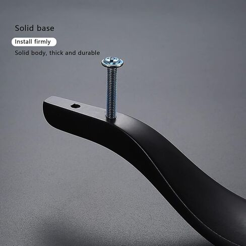 2 Packs Pulls Modern Black Wardrobe Handles High End Luxury Cabinets, Wine Coolers, Sideboards, Drawers, Cabinet Pulls-33×3.8CM-Black(26x3.8CM) in Saudi Arabia
