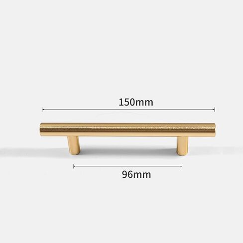 Two Packs Cabinet Handle Drawer Handle Aluminum Alloy Furniture Handle with Screws Not Easy to Rust-Hole distance192Mm-gold(Hole distance128Mm) in Saudi Arabia