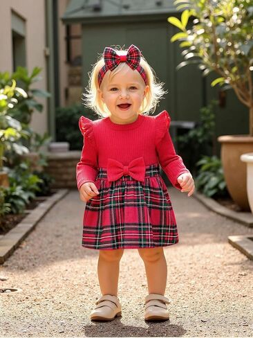 Aalizzwell Newborn Baby One Piece Romper Dress 0-18 Months in Saudi Arabia