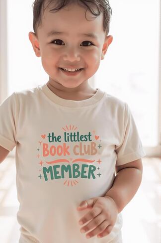 Littlest Book Club Member Bodysuit Rainbow Groovy Future Read Book Lover Shirt Cute Teacher Pregnancy Announce in Saudi Arabia