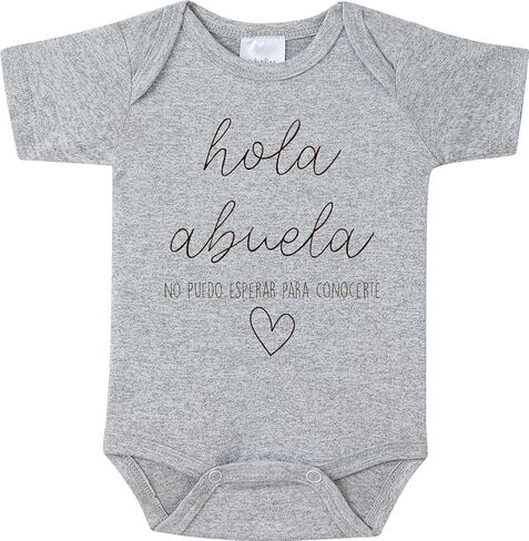 طقم قطعة واحدة للأطفال من Hola Abuela & Abuelitos، زي إعلان الحمل الإسباني للجدة، إعلان الطفل in Saudi Arabia
