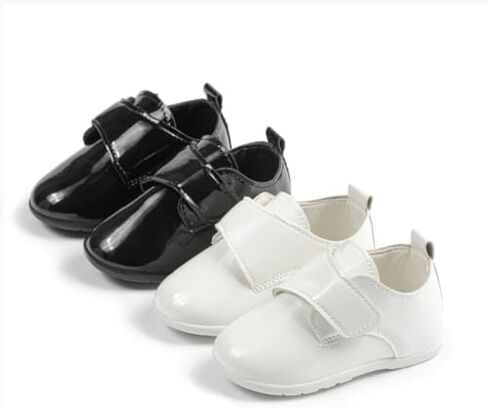 Baby Boys Girls Dress Shoes Infant Classic Oxfords Lace-Up Casual First Walker Shoes in Saudi Arabia