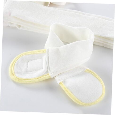 UPKOCH 3pcs Cotton Diaper Fixing Tape Adjustable Elastic Safety Belt for Comfort Lightweight Reusable Cloth Diaper Strips in Blue Yellow Pink in Saudi Arabia