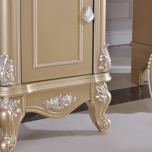 2 Packs Pulls Teardrop Drawer Handle for Dresser, Drawer, Bedside Table, French Style Furniture Handle-4.7×2.9×6.6CM-Gold(4.7x2.9x6.6CM) in Saudi Arabia