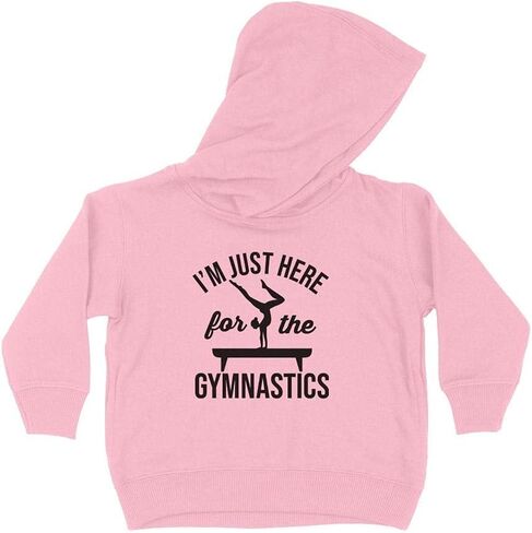 I'm Just Here for The Gymnastics Kids Hoodie Sweatshirt Toddler in Saudi Arabia