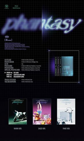 THE BOYZ Phantasy_Pt.2 Sixth Sense Book+Photocard+Tracking Sealed TBZ Standard SET WARN+DAZE+FAKE in Saudi Arabia