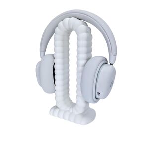 Cloud Headphone Stand - Gaming Headset Holder - Desktop Earphone Hanger, Cute Kawaii Headphone Hanger for Sony, Bose, Apple, Gaming Headphones Display (Pastel Pink)