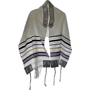Shofars From Afar PURPLE Messianic Tallit Talit Prayer Shawl 72" x 22" Yeshua King of Kings & Lord of Lords Designed by Dr. Rick & Joyce Kurnow
