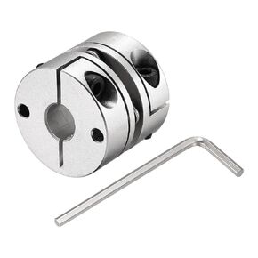 uxcell 10mm to 14mm Bore One Diaphragm Motor Wheel Flexible Coupling Joint M4 Wrench 1 Set
