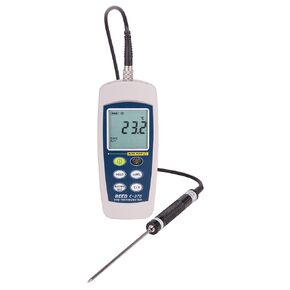 REED Instruments C-370-NIST RTD Thermometer, -148 to 572°F (-100 to 300°C), Waterproof (IP67), Includes Traceable Certificate