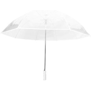 SMATI Stick Extra Large Clear Umbrella - border - wedding - resistant to wind in Kuwait