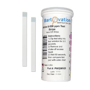Nitrate 0-500 ppm Test Strip [Vial of 25 Strips]
