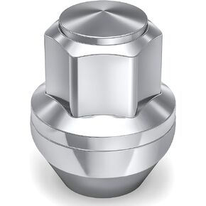 White Knight WN303L07-20AM Chrome M12 x 1.50 Factory Style Bulge Acorn Lut Nut for Select Ford C-Max, Escape, Focus and Fusion, 20 Pack