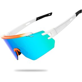 Polarized Cycling Glasses Baseball Sunglasses for Women Men Youth, UV400 Protection Sports Sunglasses Running Fishing
