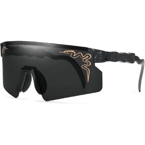 saylicory Two Sizes Sunglasses For Adults and Youth Boys Girls Kids UV400 Men Women Cycling Outdoor Sport Baseball Glasses