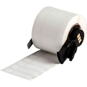 Brady PTL-98-499 TLS 2200 and TLS PC Link 1.000" with 0.375" Diameter vial top label Width x 0.375" Height, B-499 Nylon Cloth, Matte Finish White Label (500 per Roll)