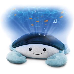 Zazu Cody The Crab Nightlight - LED Projector | Ocean Theme with Moving Fishes | Waves & Soothing Melodies | Battery-Operated Portable Baby Soother | 3 Steps Sleep Program | 5 Sounds | Cry Sensor