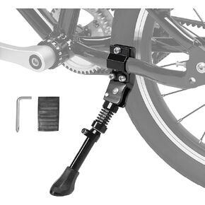 BELSIZE Bike Kickstand - Adjustable Aluminum Alloy Bicycle Kickstand for 16 18 Inch Kids Bike/Mountain Bike/Road Bicycle/BMX Bike