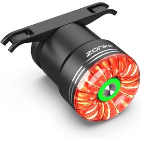 Smart Bike Tail Light with Automatic Brake Detection, USB Rechargeable, Ultra Bright LED Taillight for Night Riding and Bicycle Safety, Waterproof Back Taillights for Road Cycling in Saudi Arabia