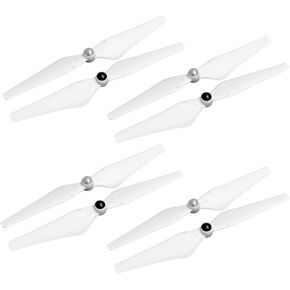 Linkshare 4 Pairs Replacement 9450 Self-Tightening CW/CCW Propellers for DJI Phantom 2, 3 Professional, Advanced, Standard, and 4K (White)