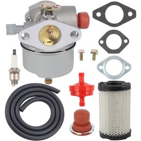 Hipa 632795A Carburetor 35066 Air Filter for Tecumseh TVS90 TVS100 ECV100 TVS120 TVS105 TVS115 TVXL115 TVXL90 TNT120 LAV35 TVXL115 TVS75 Engine Craftsman Eager 1 Lawn Mower Parts