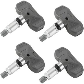 315MHz TPMS Sensor, Tire Pressure Monitoring System Sensor - Compatible for Cadillac STS 2005-2008, XLR 2004-2009, for Chevrolet Corvette 2005-2009 - Replace Part 25758220, 25981210 Set of 4