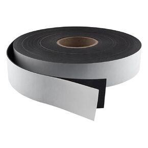Master Magnetics ZG90A-A50BX Flexible Magnet Strip with Adhesive Back , 1/16" Thick, 3" Wide, 50 feet (1 Roll)