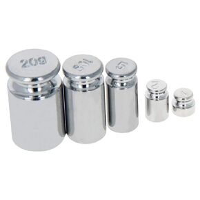 Utoolmart 4pcs Calibration Weight Set 200g 200g 100g 50g M1 Precision Grams Scale Weights Chrome Plated Steel for Digital Balance Scales - 550g in Total